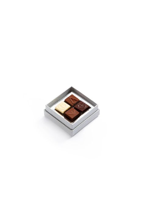 Confezione da 4 praline Natale 