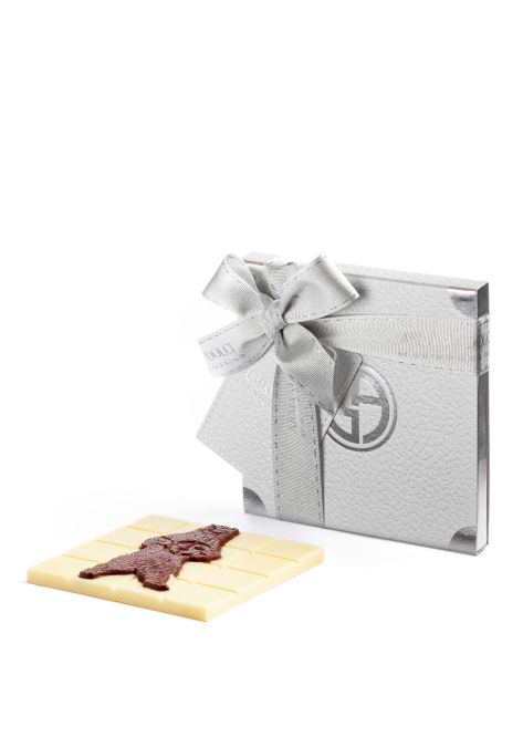Cioccolato bianco con orso 70g Natale 
